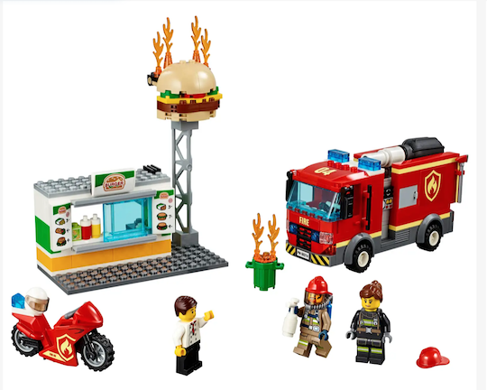 LEGO City Brand bij het Hamburgerrestaurant 60214 Logo