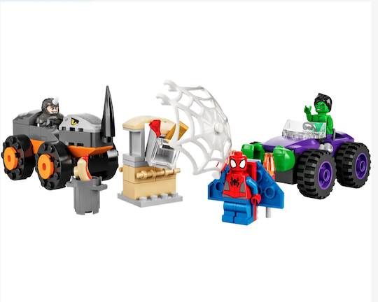 LEGO Marvel Spider-Man Hulk vs. Rhino Truck Duel 10782 Logo