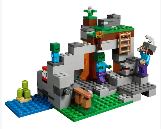 LEGO Minecraft De Zombiegrot 21141 Logo