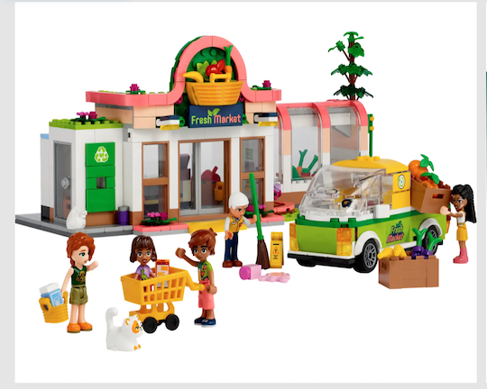 LEGO Friends Biologische Supermarkt 41729 Logo