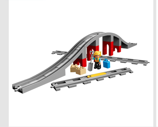 LEGO DUPLO Treinbrug en -Rails 10872 Logo