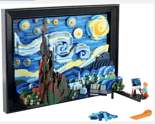 LEGO Vincent van Gogh - De Sterrennacht 21333 | Ideas | Logo